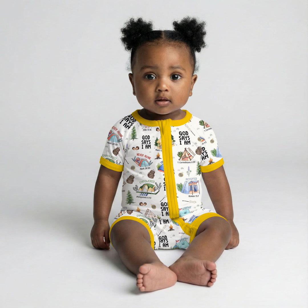 God Says I Am – Adventure Affirmations Shorty Zippy