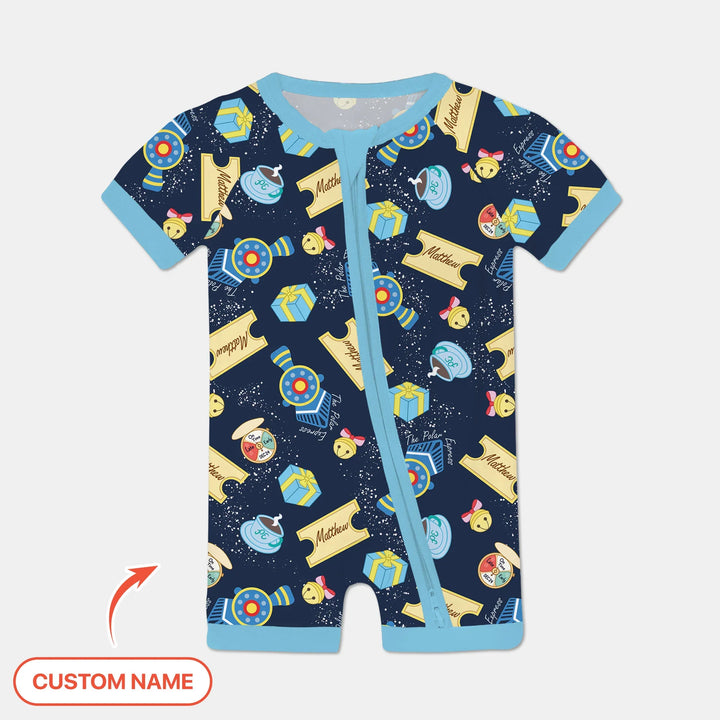 Express Train Christmas Shorty Zippy