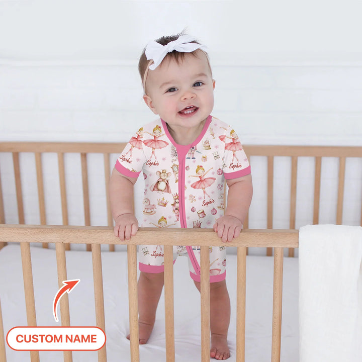 Custom Character "Ballerina Nutcracker Fairytale" Shorty Zippy