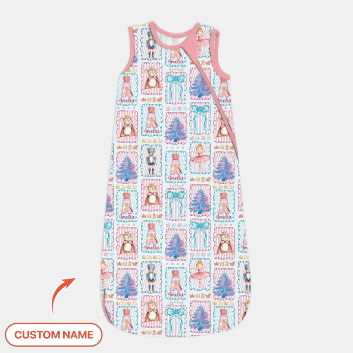 Custom Name Nutcracker Wonderland Sleep Bag