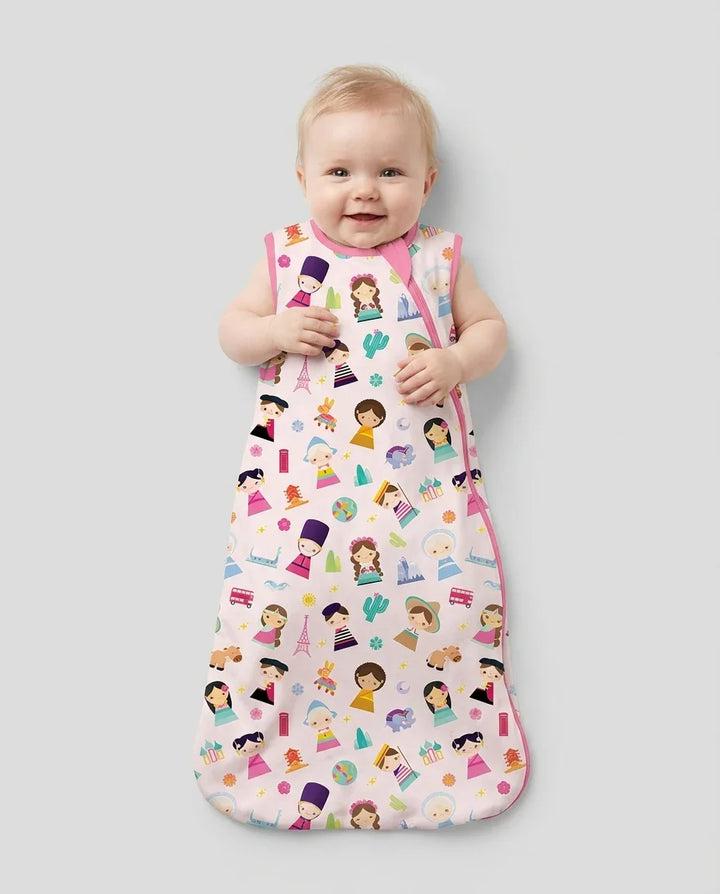 Tiny Friends Around the World Bamboo Sleep Bag