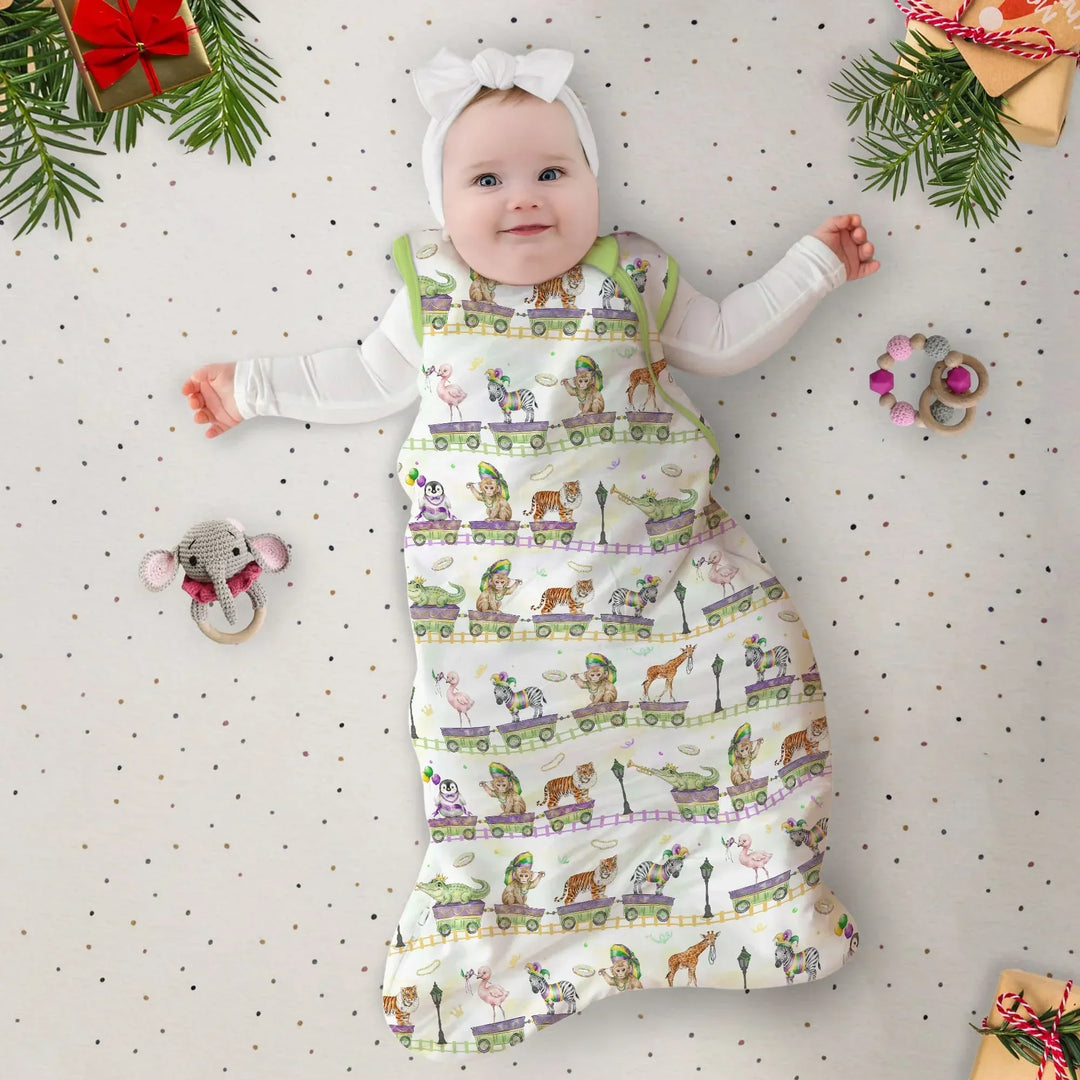 Mardi Gras Jungle Krewe Bamboo Sleep Bag