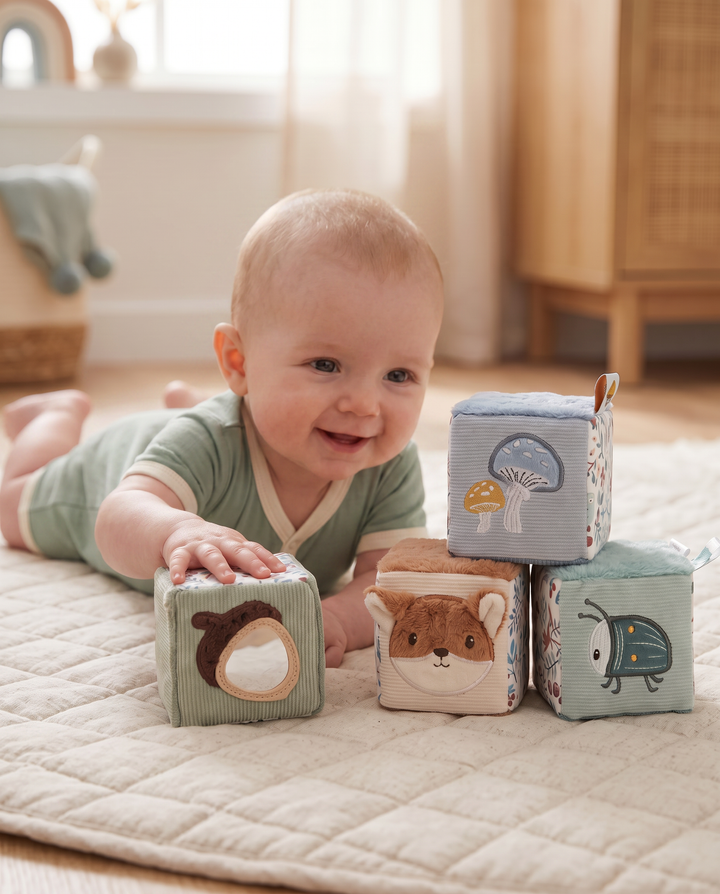 Forest Friends Soft Activity Cube Set