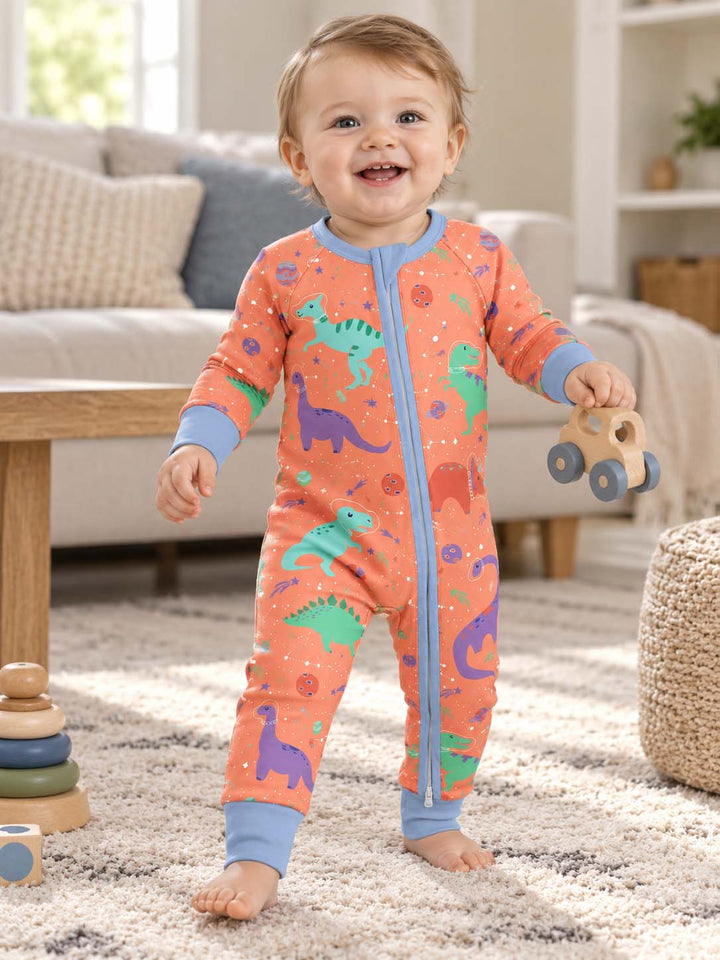 Space Dinosaurs Bamboo Convertible Zippy