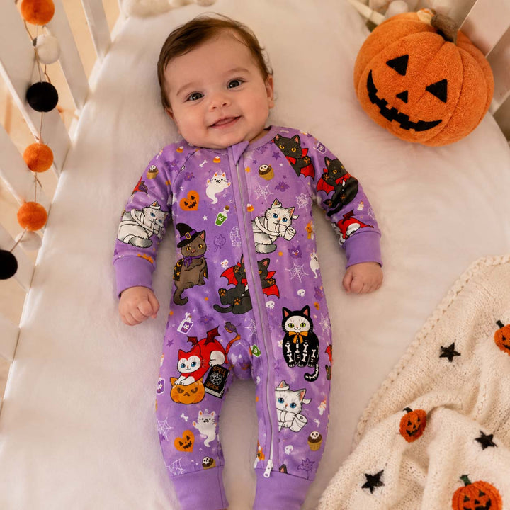 Spooky Costume Kittens Bamboo Convertible Zippy