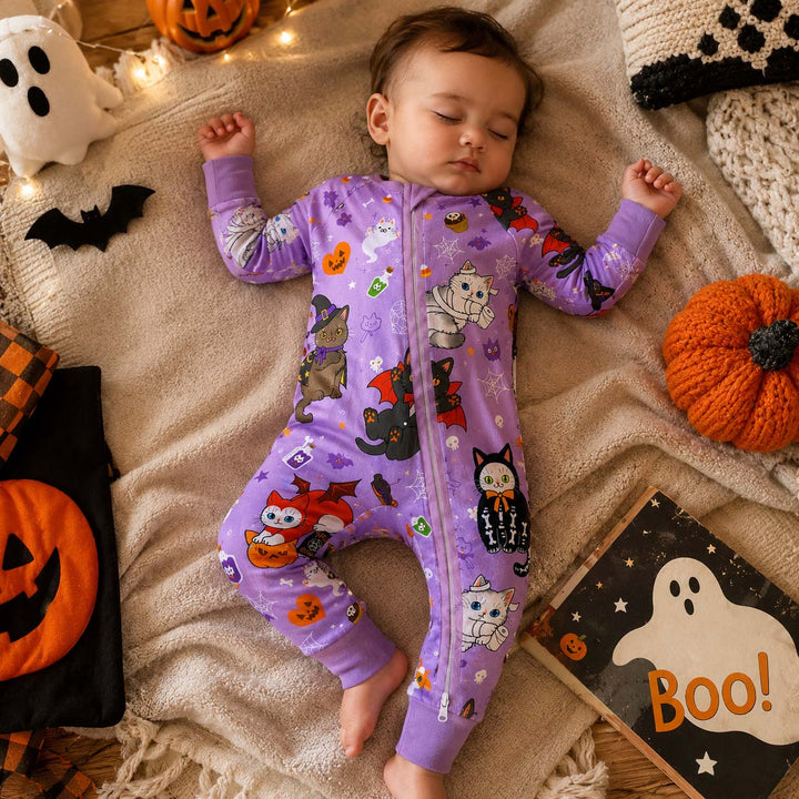 Spooky Costume Kittens Bamboo Convertible Zippy