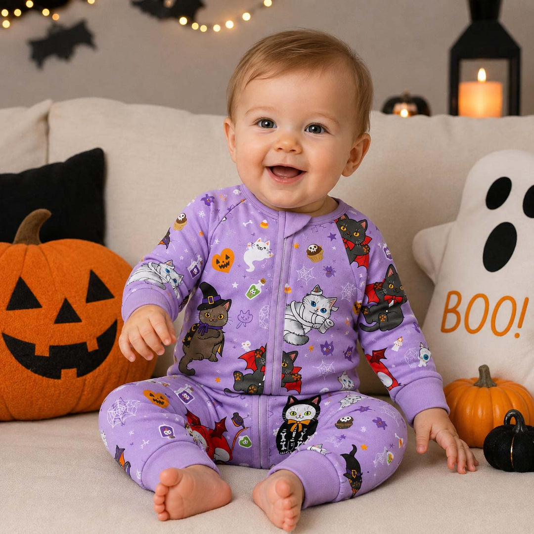 Spooky Costume Kittens Bamboo Convertible Zippy