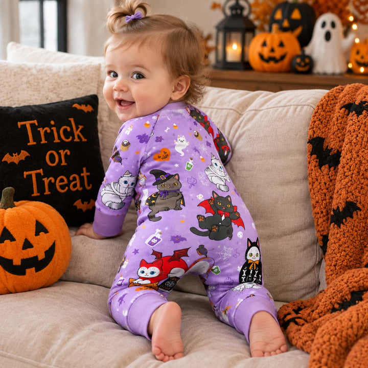 Spooky Costume Kittens Bamboo Convertible Zippy
