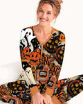 Spooky Season Trick or Treat Bamboo Women Pajama Set