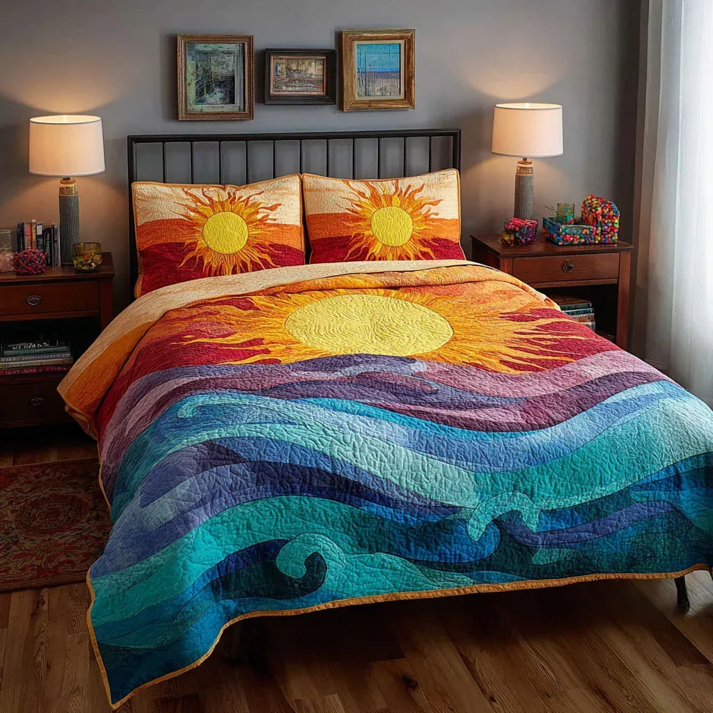 Sunny Day Bamboo Quilt Bedding Set