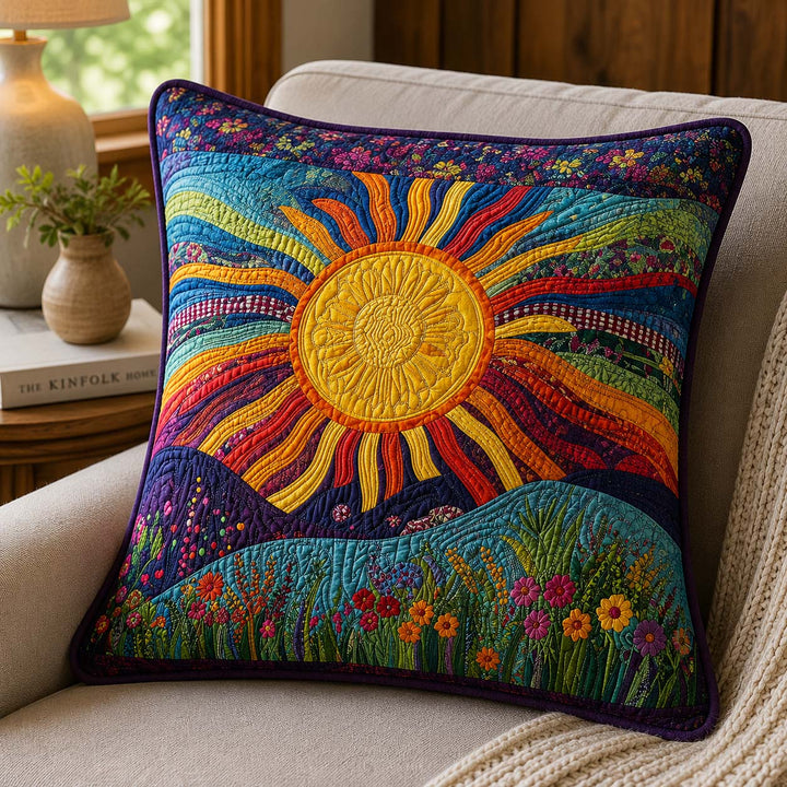 Sunset Glow Bamboo Quilt Pillow Case