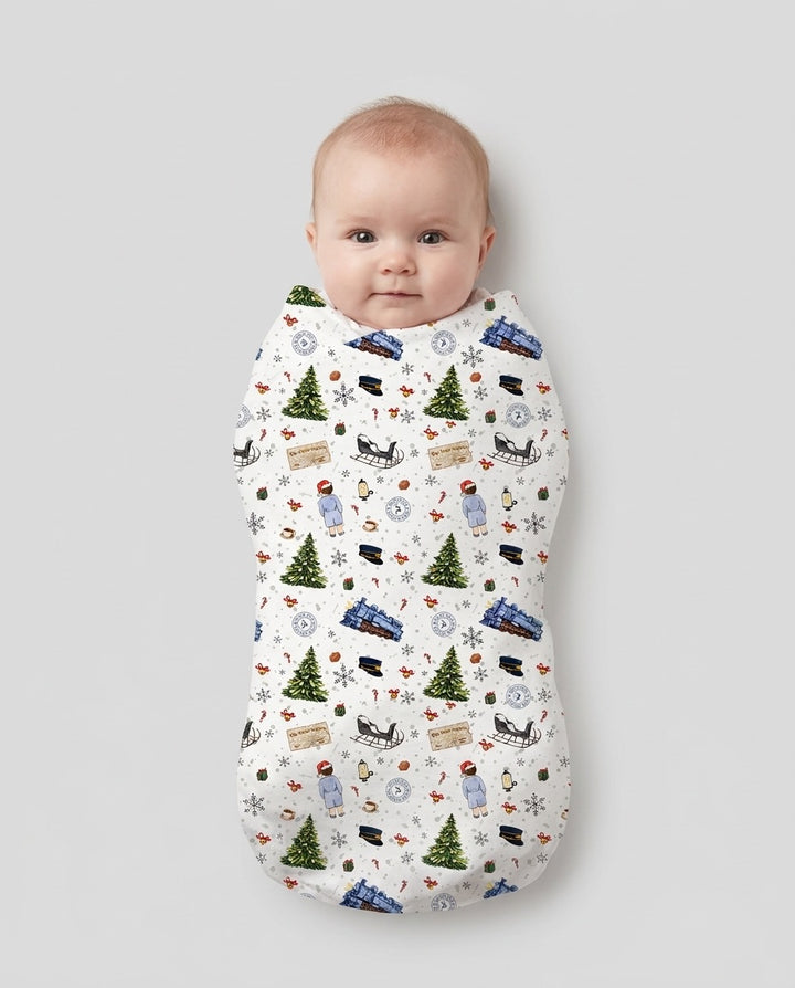 North Pole Adventure Bamboo Swaddle Blanket