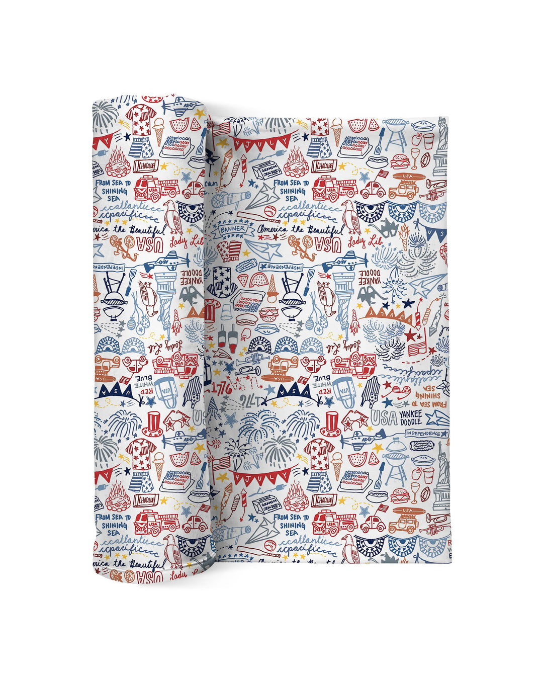 Liberty Doodle 250th Family Matching Swaddle Blanket