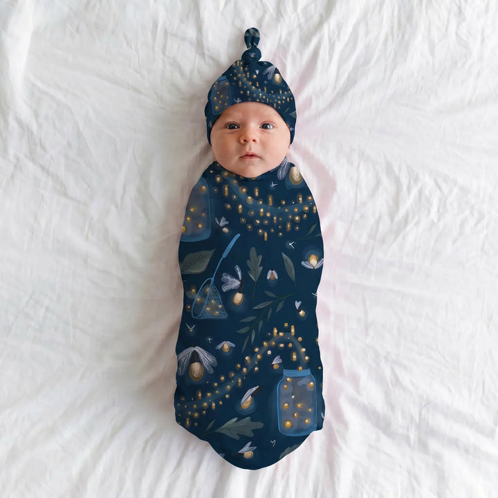 Catching Fireflies Bamboo Swaddle Blanket