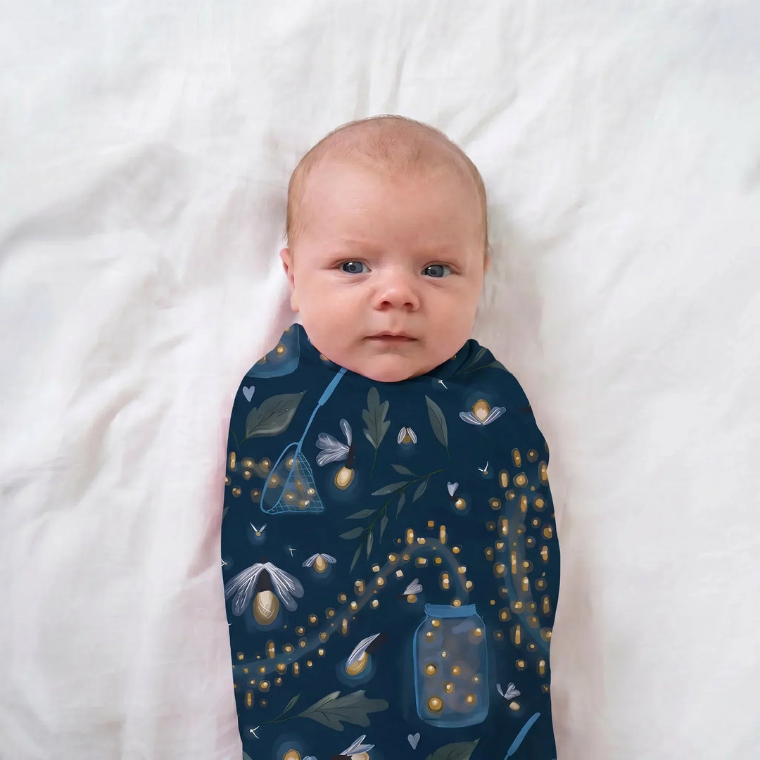 Catching Fireflies Bamboo Swaddle Blanket