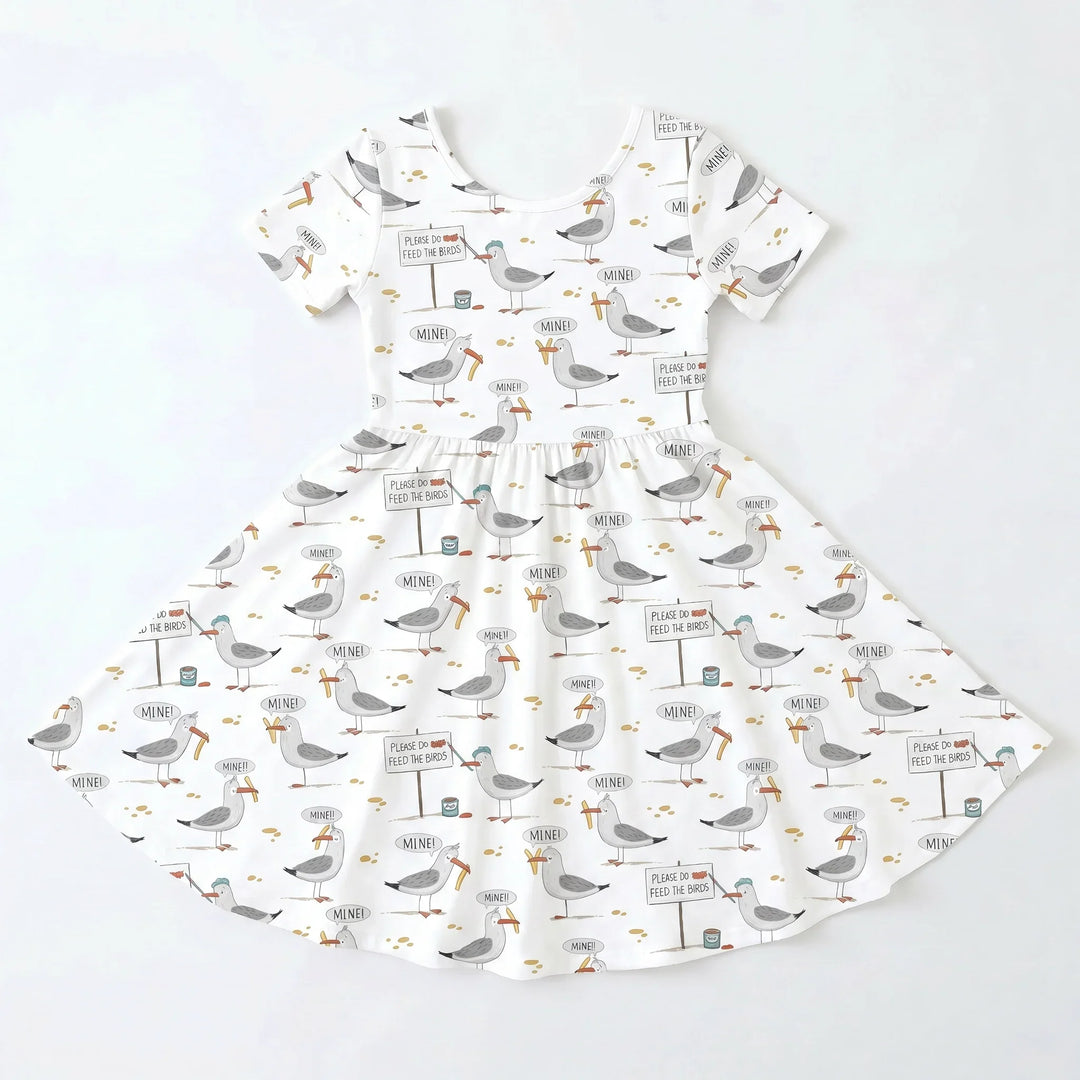 Vestido con vuelo de bambú Mine Seagull Snack