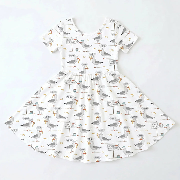 Vestido con vuelo de bambú Mine Seagull Snack