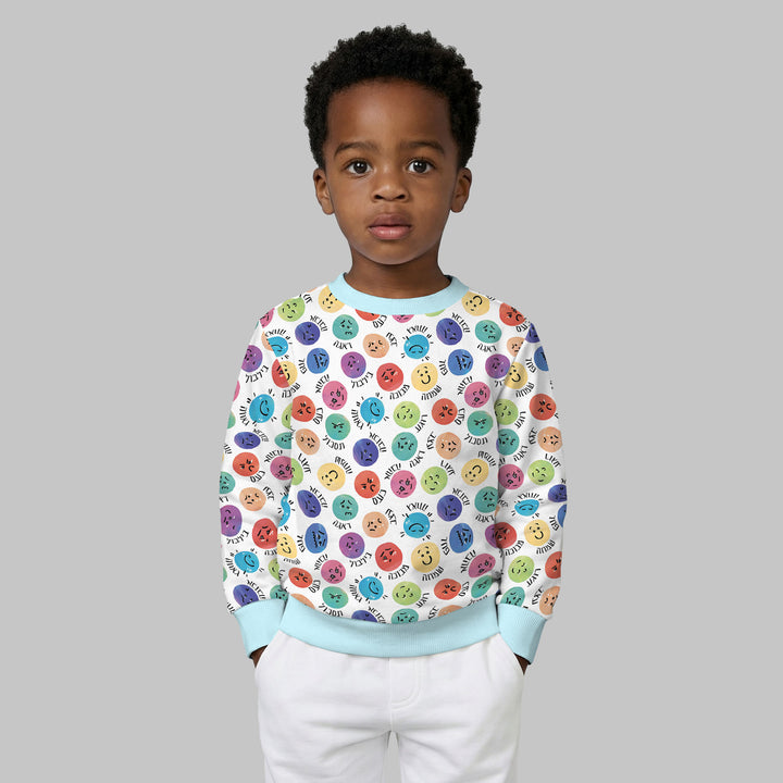 My Emotions Hebrew Crewneck Sweatshirt