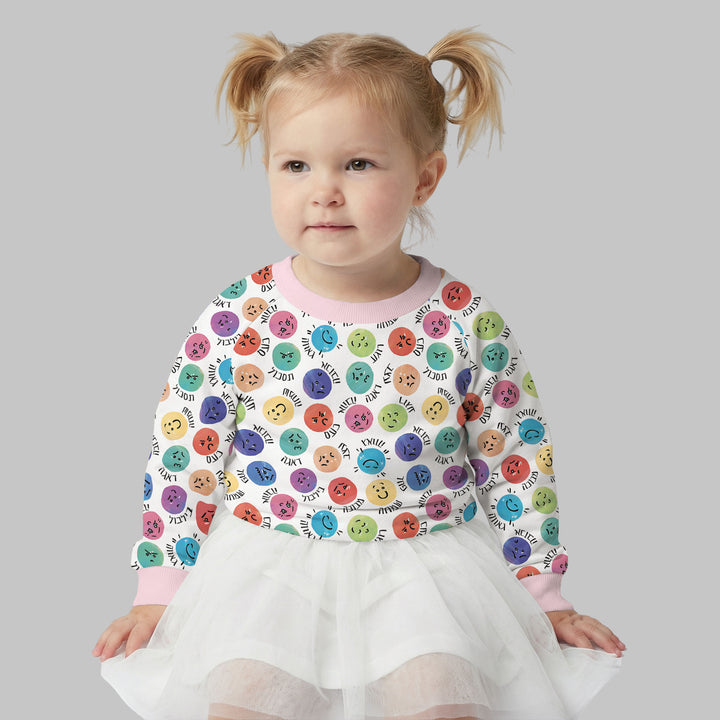 My Emotions Hebrew Crewneck Sweatshirt