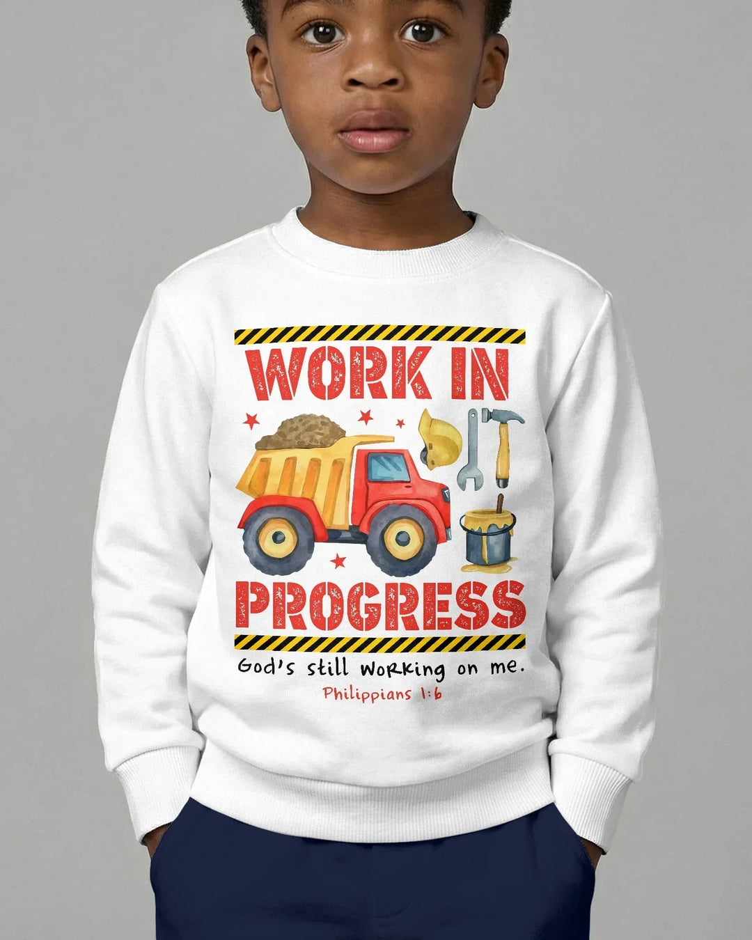 Under Construction Crewneck Sweatshirt