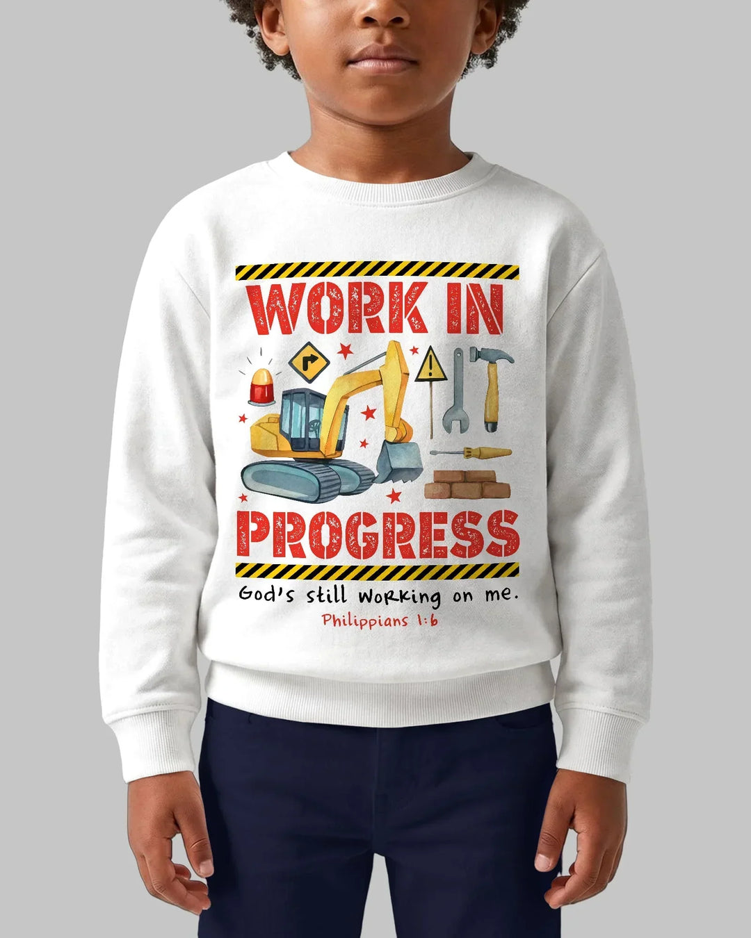 Under Construction Crewneck Sweatshirt