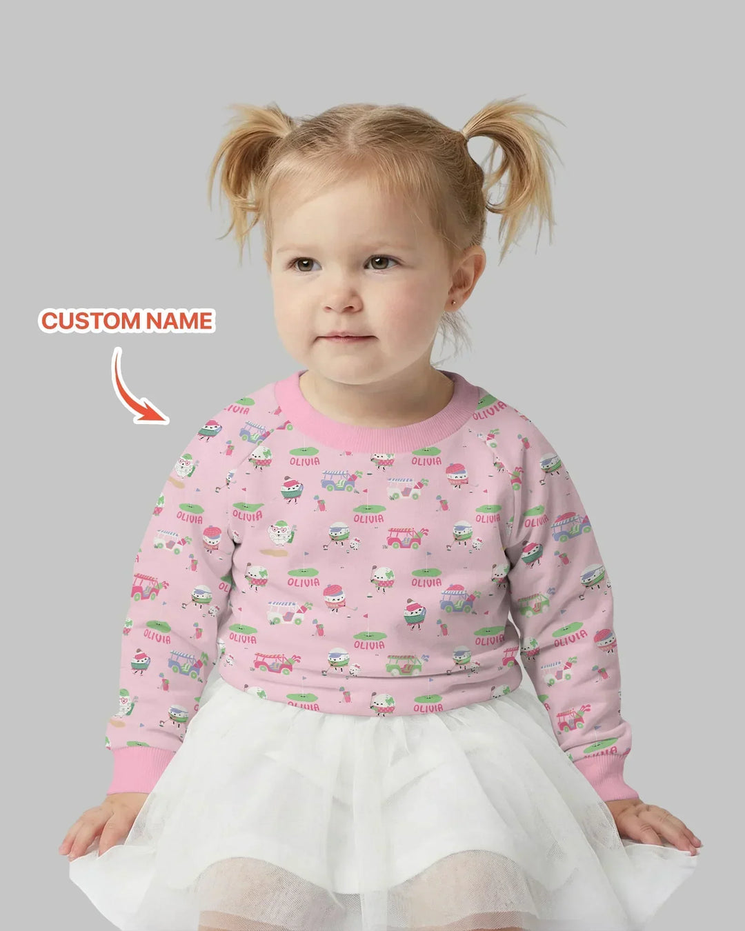 Cute Golf ball Crewneck Sweatshirt