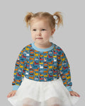 Whimsical Dachshund Bamboo Crewneck Sweatshirt