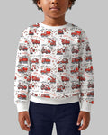 Baufahrzeuge Ladungen voller Liebe Bambus Rundhals-Sweatshirt