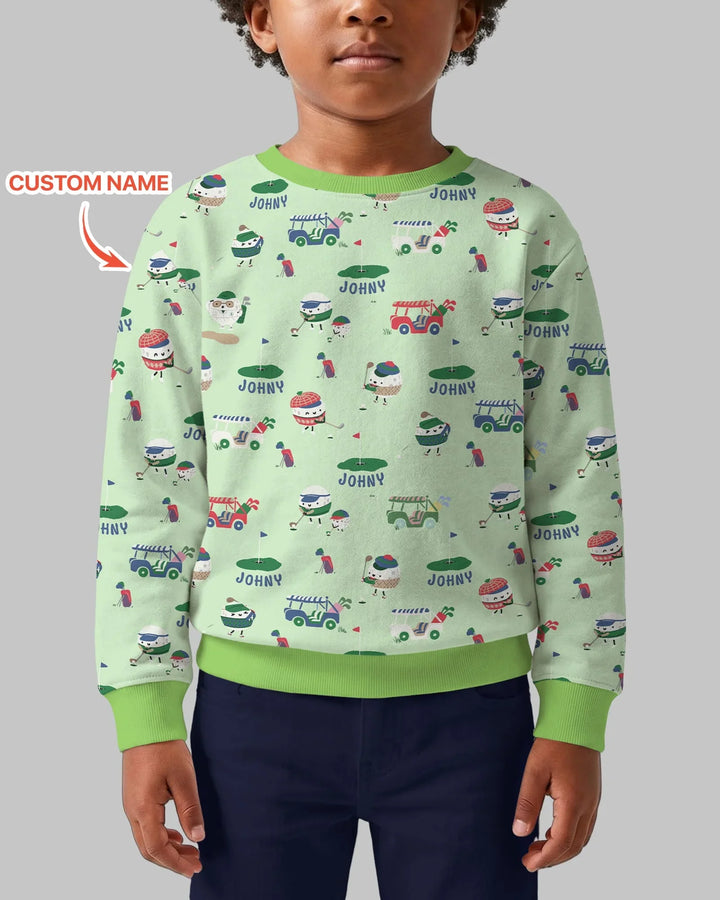 Cute Golf ball Crewneck Sweatshirt