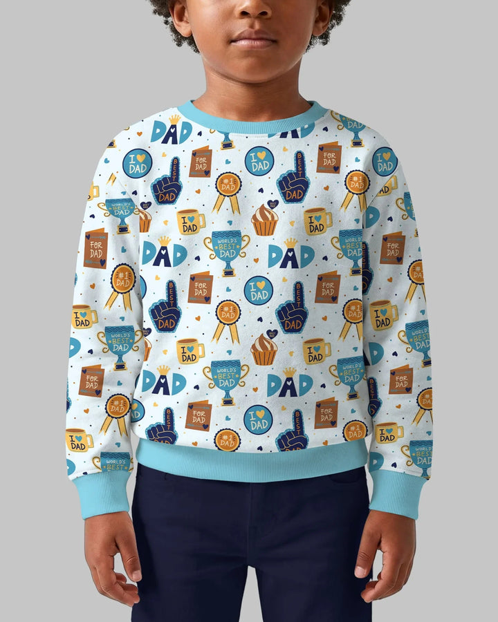 World's Best Dad Bamboo Crewneck Sweatshirt