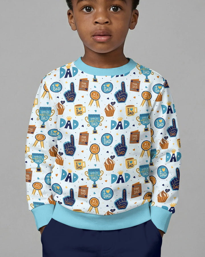 World's Best Dad Bamboo Crewneck Sweatshirt