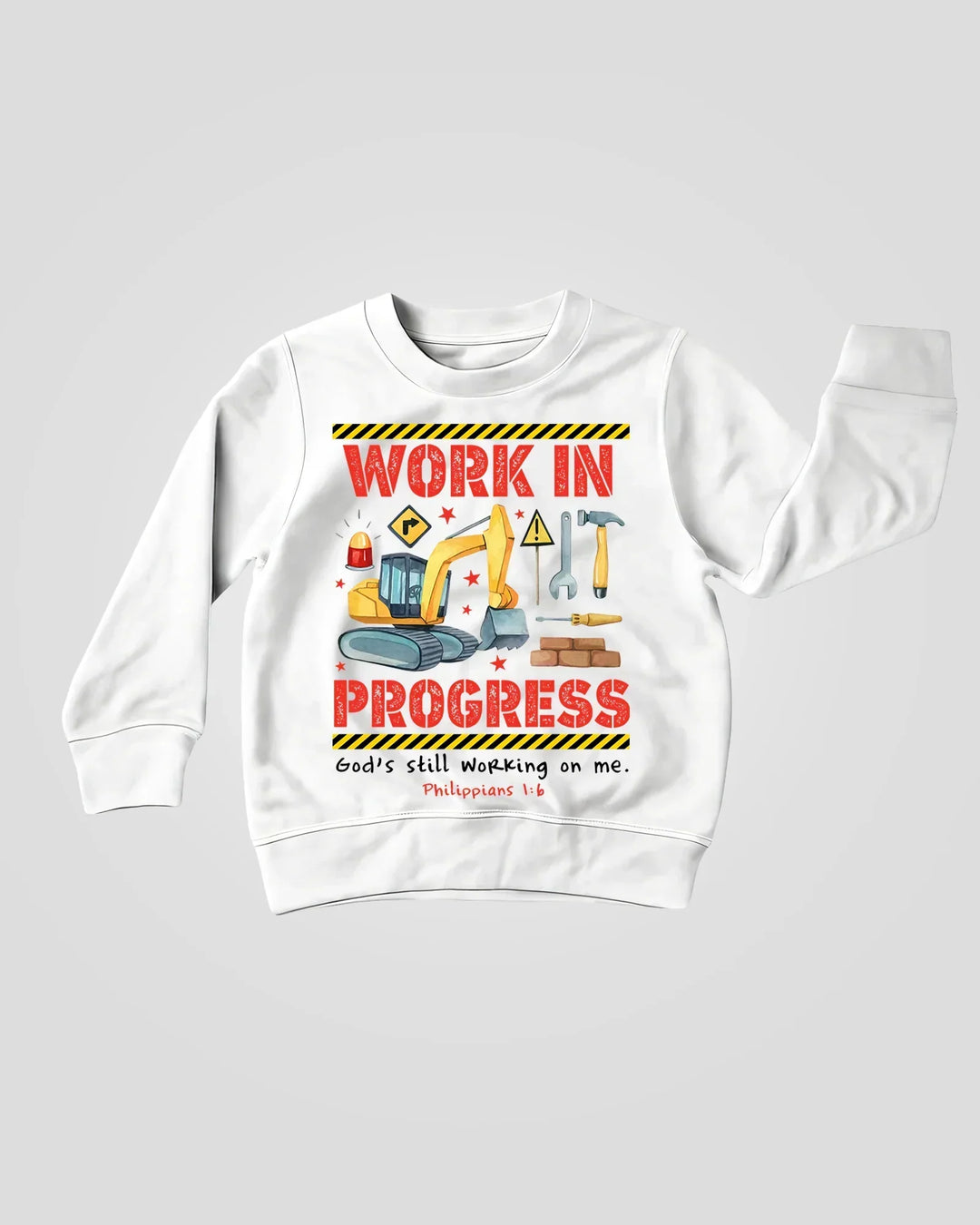 Under Construction Crewneck Sweatshirt