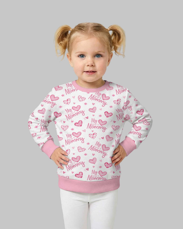 My Heart Belongs To Mommy Bamboo Crewneck Sweatshirt