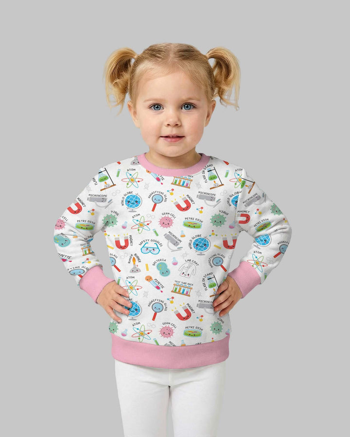 Science Fun Family Matching Bamboo Crewneck Sweatshirt