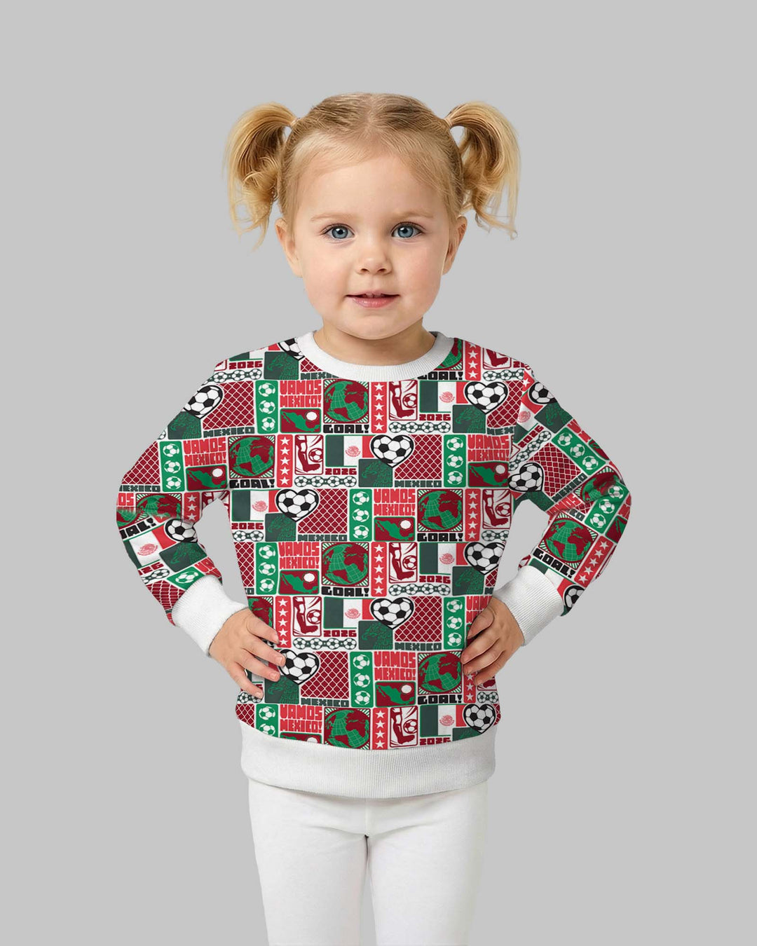 World Soccer Vamos Mexico Bamboo Crewneck Sweatshirt
