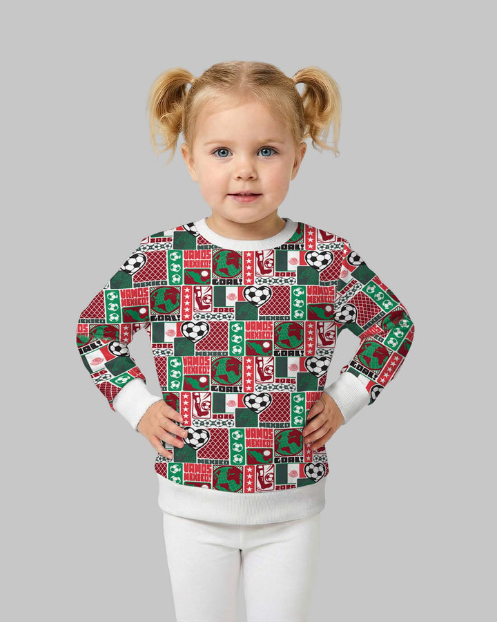 World Soccer Vamos Mexico Bamboo Crewneck Sweatshirt