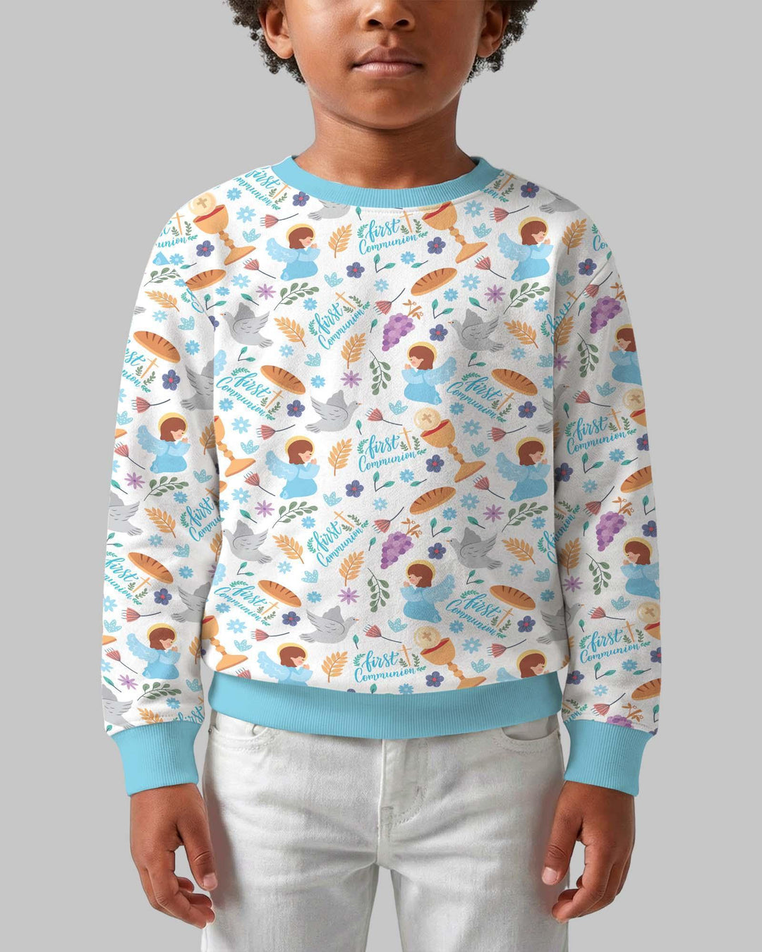 First Communion Crewneck Sweatshirt