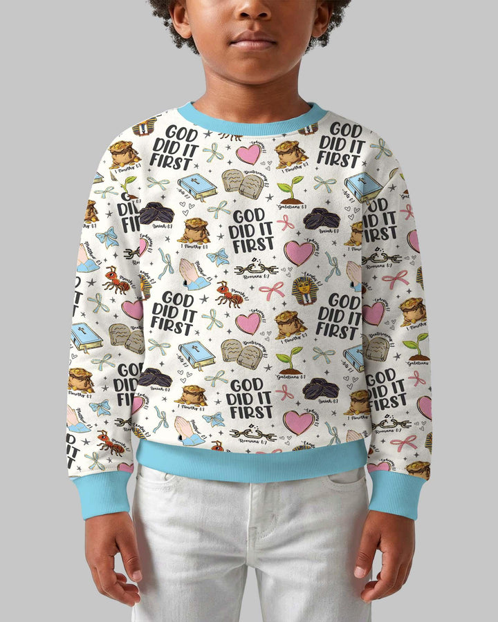 God Did It First Crewneck Sweatshirt