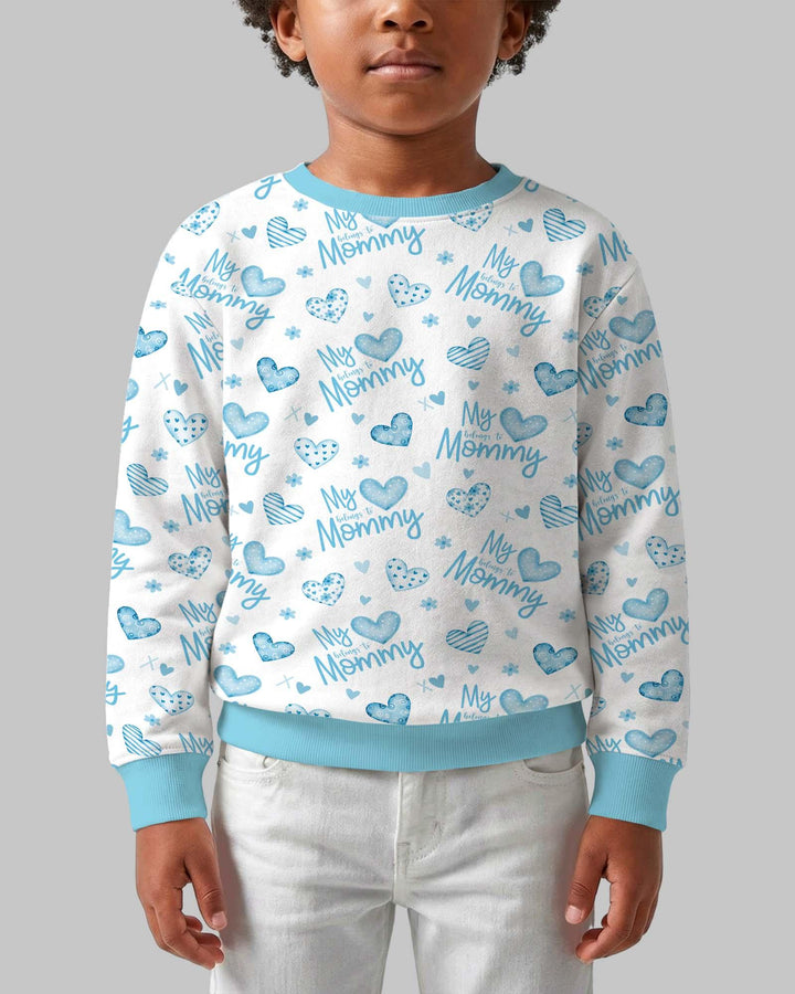 My Heart Belongs To Mommy Bamboo Crewneck Sweatshirt
