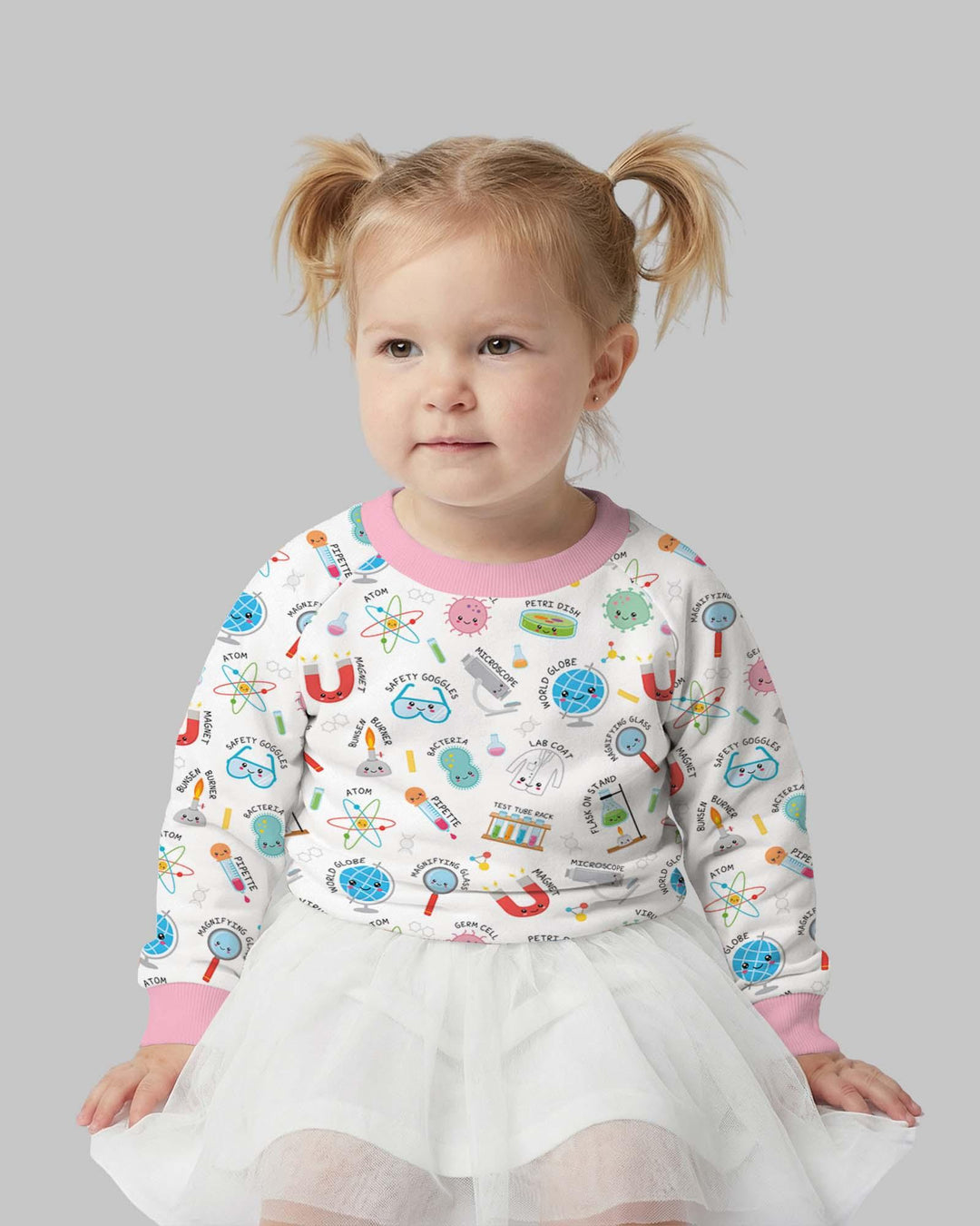 Science Fun Family Matching Bamboo Crewneck Sweatshirt