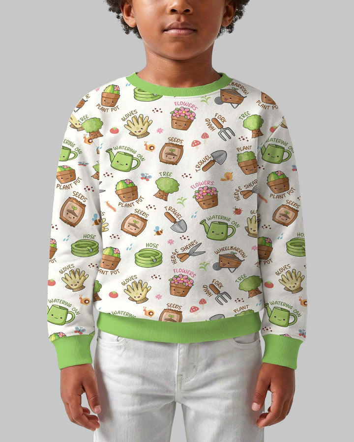 Kawaii Garden Crew Bamboo Crewneck Sweatshirt