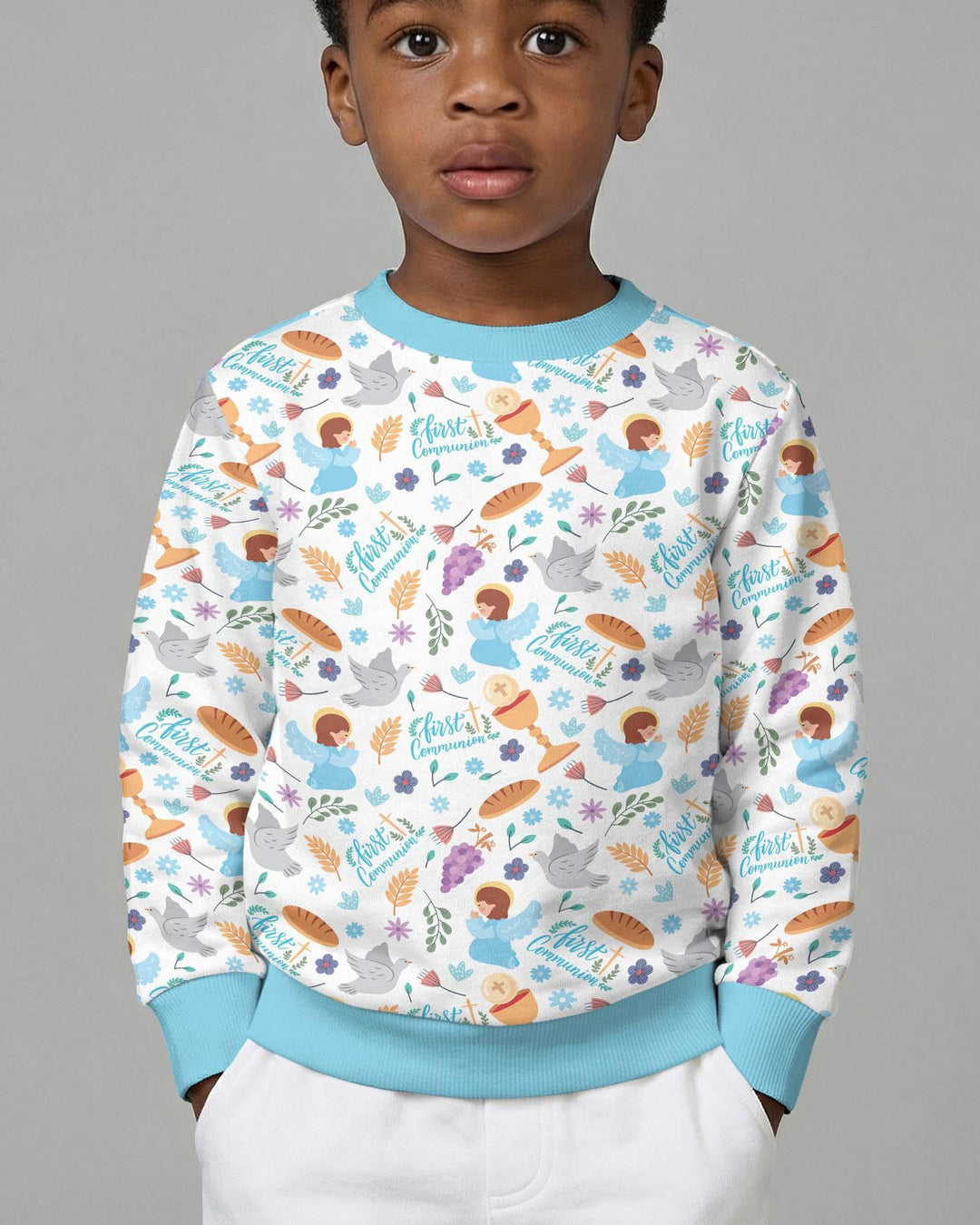 First Communion Crewneck Sweatshirt