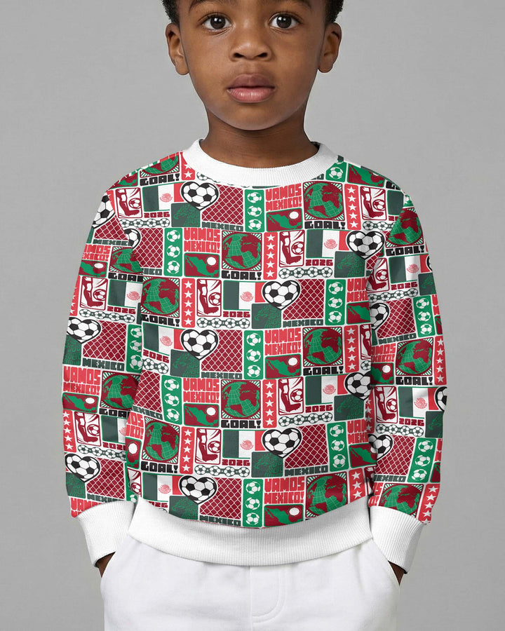 World Soccer Vamos Mexico Bamboo Crewneck Sweatshirt