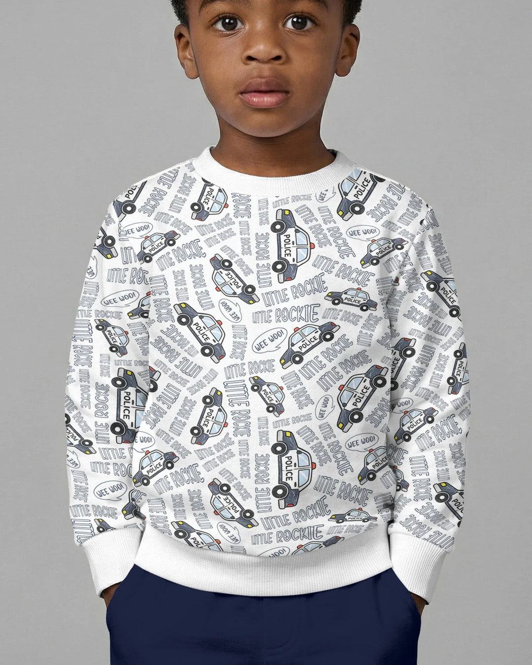 Little Rookie Bambus-Rundhals-Sweatshirt