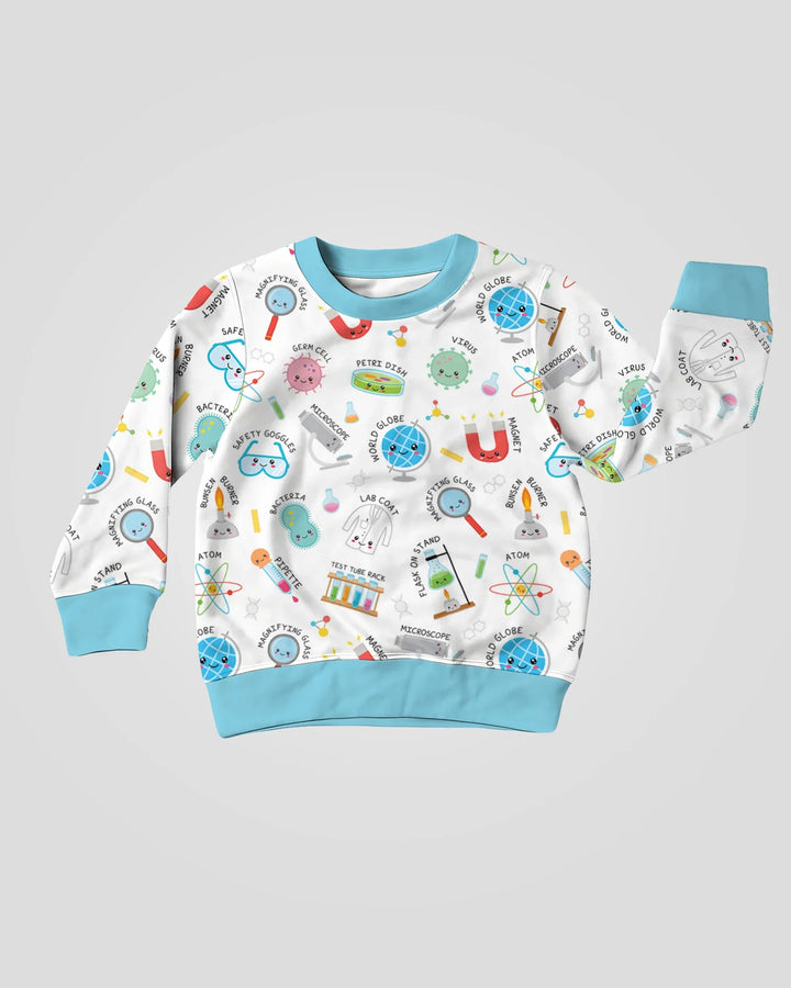 Science Fun Family Matching Bamboo Crewneck Sweatshirt