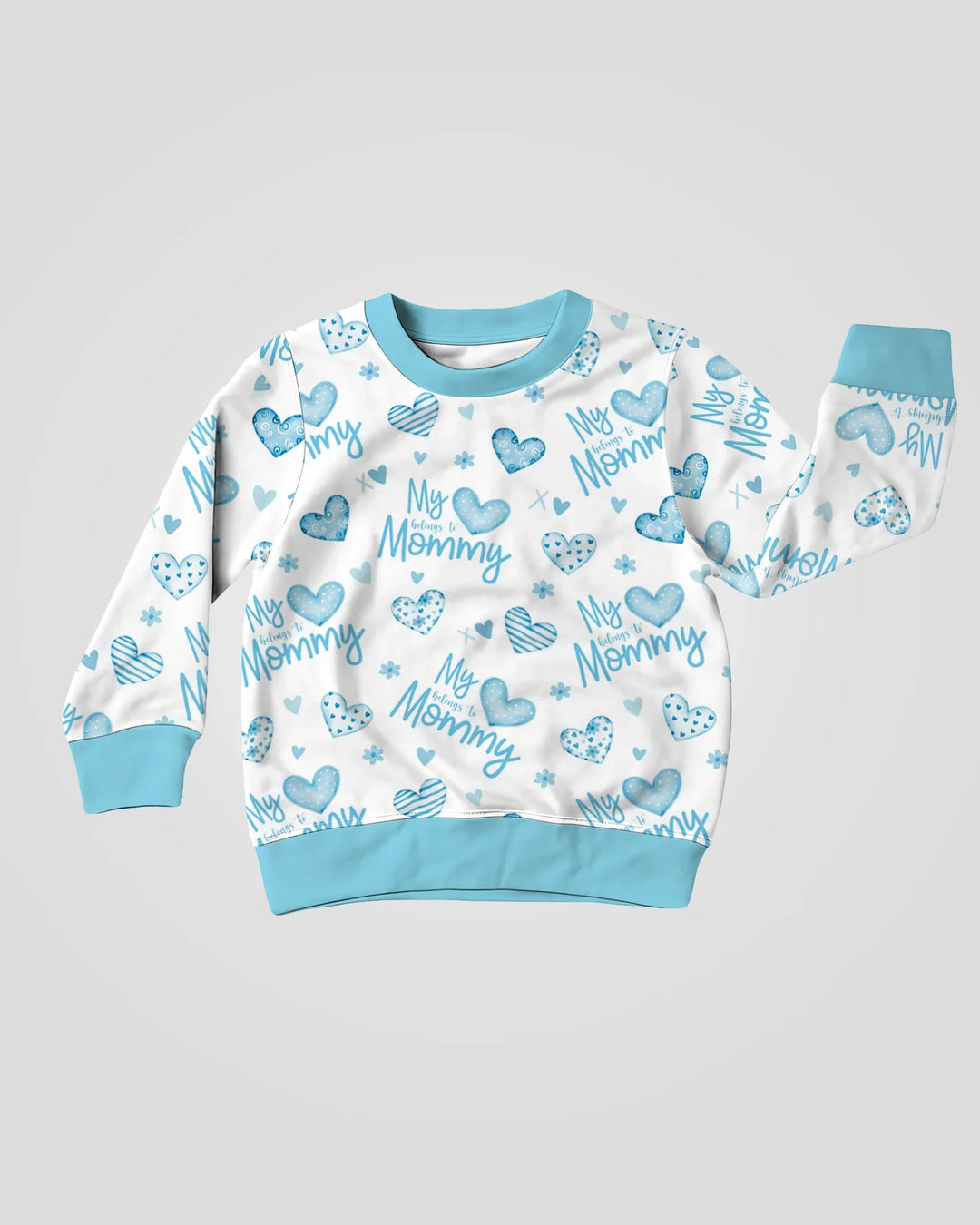 My Heart Belongs To Mommy Bamboo Crewneck Sweatshirt