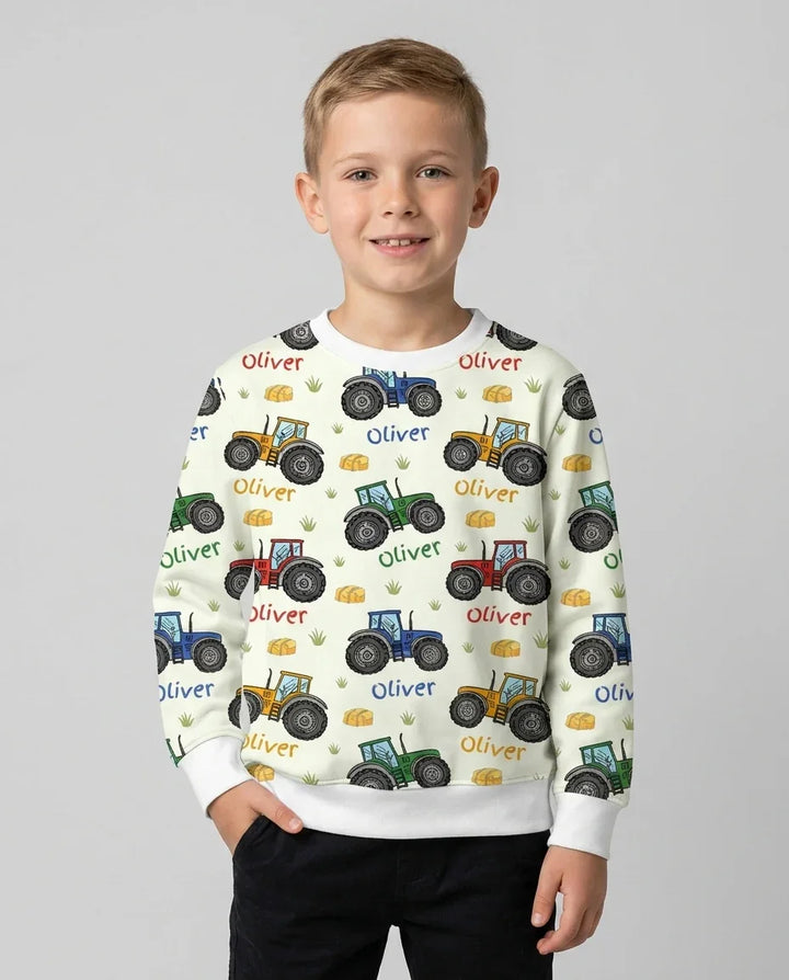Sudadera de cuello redondo de bambú personalizada "Un poco de tierra nunca hizo daño"
