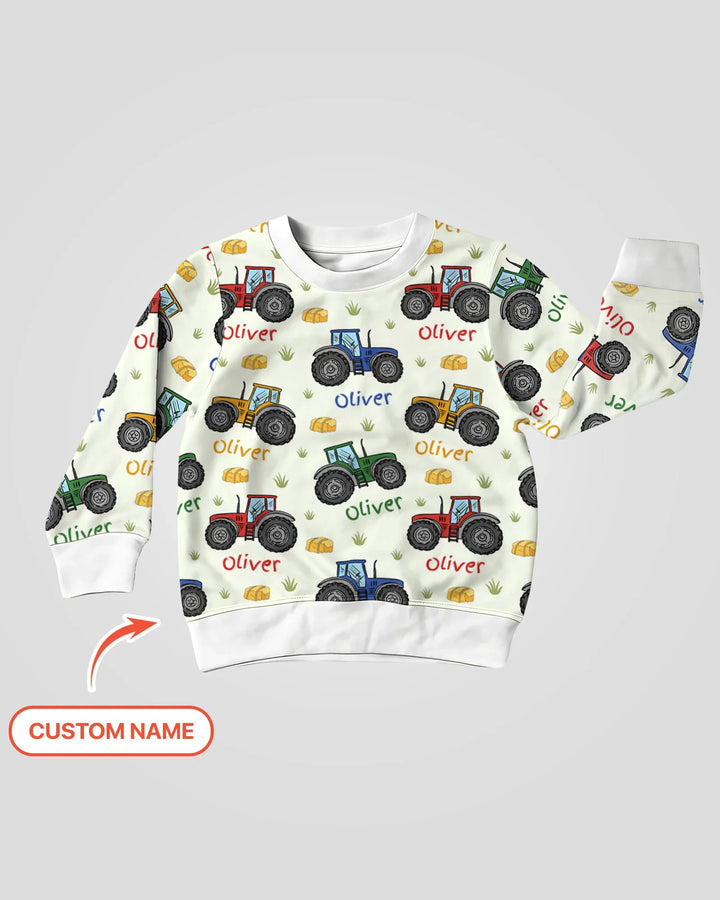 Sudadera de cuello redondo de bambú personalizada "Un poco de tierra nunca hizo daño"