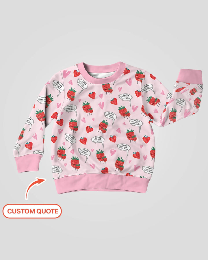 I love you berry much Crewneck Sweatshirt