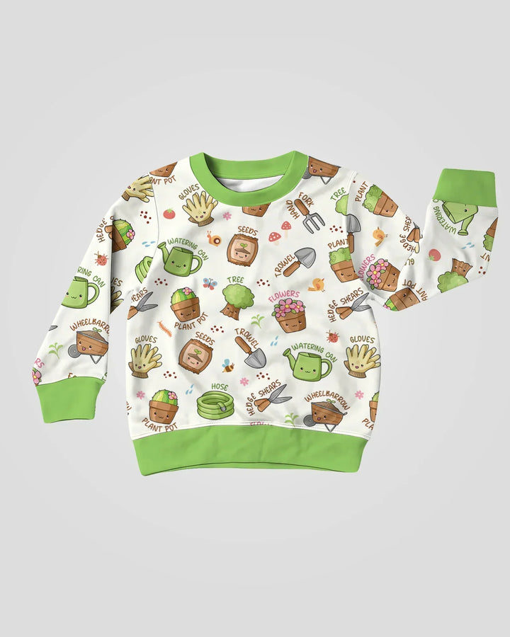 Kawaii Garden Crew Bamboo Crewneck Sweatshirt